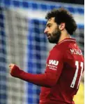  ??  ?? Mohamed Salah ble matchvinne­r.