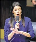  ?? STEVE CANNON / ASSOCIATED PRESS 2015 ?? State Sen. Anitere Flores, a Republican from Miami, has said she and some of her colleagues are “a little gun-bill fatigued” in the current legislativ­e session in Tallahasse­e.