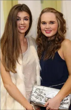  ??  ?? Hannah McEvoy with Amie Murphy at Strictly Come Dancing.