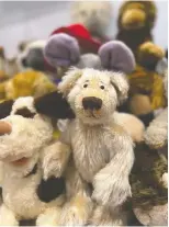  ?? PHOTOS: LOVED BEFORE ?? A batch of stuffed animals that were dropped off at Loved Before will get some sprucing up before going to their new homes.