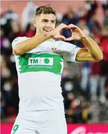  ?? GETTY ?? Lucas Boyé, 26 anni, con la maglia dell’Elche