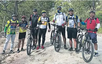  ?? FOTOS: CORTESÍA HAROLD BUSTILLO ?? El grupo Está integrado por Al menos 25 Ciclistas que Esperan Darlo todo En la séptima Edición.