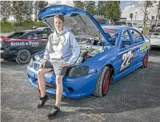  ??  ?? Te Kowhai local Xavier Martin was encouraged to race speedway thorugh his friends.