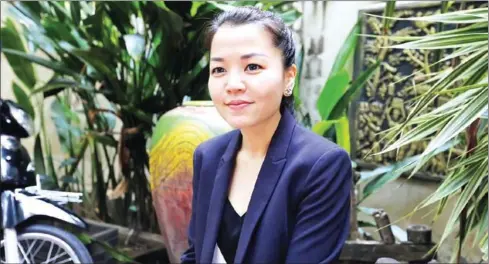  ?? SUPPLIED ?? MasterChef Khmer star and co-owner of Boat Noodles Restaurant in Phnom Penh, Elite Sethavrath details her journey as a female entreprene­ur and cooking show judge.