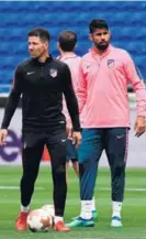  ?? AFP ?? El Cholo deberá ver el partido desde la gradería por sanción.