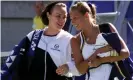  ?? Photograph: David Gray/Reuters ?? Anna Kournikova with Martina Hingis in 1999.