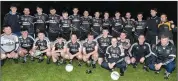  ??  ?? The Kiskeam team that won the Duhallow Junior B Football League title. Photo by John Tarrant