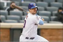  ?? AP file photo ?? Mets slugger Pete Alonso, who avoided arbitratio­n last month by agreeing to a $20.5 million, oneyear contract, is eligible for free agency after the World Series.