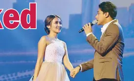  ??  ?? Kathryn Bernardo and Daniel Padilla, stars of Barcelona: A Love Untold