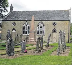  ?? Picture: Angus Whitson. ?? Lochlee Church, at the head of Glenesk, which is now owned by the community in the glen.