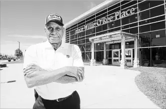  ?? ASSOCIATED PRESS FILE PHOTO ?? Willie O’Ree, best known for being the first black player in the National Hockey League, is shown outside Willie O’Ree Place in Fredericto­n, N.B., in June 2017.