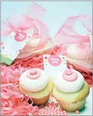  ?? COURTESY OF SWEET SURRENDER ?? For the month of October, Sweet Surrender is selling pairs of special cupcakes for National Breast Cancer Awareness Month.