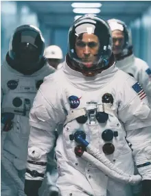  ??  ?? One small step for man: Ryan Gosling in First Man at Regal Stadium 14 and Violet Crown