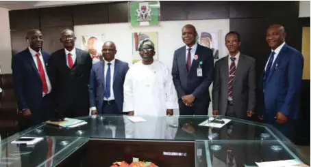  ??  ?? L-R: Director, Hospital Services, Federal Ministry of Health (FMOH), Dr. Joseph Amedu; Chief Medical Director, University of Port-Harcourt Teaching Hospital, Prof. Henry Ugboma; Chief Medical Director, Ekiti State University Teaching Hospital,Dr. Ajayi...