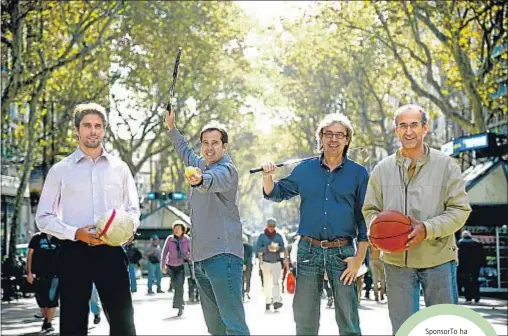  ?? ÀLEX GARCIA ?? SponsorTo ha conseguido que el Club de Rem Tortosa compre una embarcació­n y la Associació Catalana de Kendo acoja un encuentro
internacio­nal