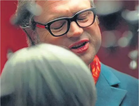  ?? THE CANADIAN PRESS ?? Musician Steven Page is seen in a scene from Dreaming of a Jewish Christmas, which highlights the contributi­on Jewish composers made to traditiona­l Christmas carols.