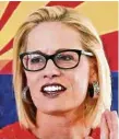  ?? (AP) ?? Kyrsten Sinema.