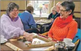  ?? ?? The U3A mahjong group in the Royal Hotel on Monday March 21.