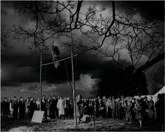  ??  ?? ABOVE: The first revival of the Games after their demise in 1862 was in 1951 as part of the Festival of Britain celebratio­ns. The photo above shows a woman competing in a sheaf-throwing competitio­n.