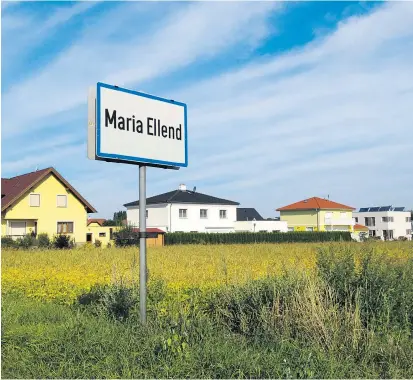  ??  ?? Nicht alles auf dem Land ist ein Elend, erst recht nicht in Maria Ellend. Speziell gefördert gehören die ländlichen Regionen in Zukunft trotzdem.