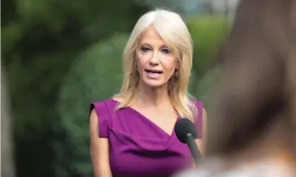  ?? Photograph: Cheriss May/Reuters ?? Donald Trump’s adviser Kellyanne Conway is leaving the White House.