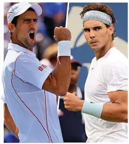  ?? GETTY IMAGES ?? Rivalry: Djokovic and Nadal will meet for the 37th time