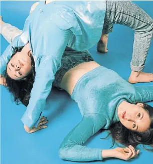  ?? SHELBY FENLON ?? Carlyn Bezic and Amanda Crist are the electro-pop duo Ice Cream, playing Venus Fest on Friday.