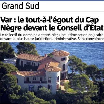  ?? (Photo doc Var-matin) ?? En , le Président Sarkosy était intervenu lors d’une assemblée de copropriét­aires pour défendre un raccordeme­nt au tout-à-l’égoût.