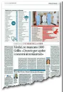  ??  ?? L’allarme La Regione ha segnalato al ministero della Salute la mancanza di 1295 medici, come scrive il Corriere del Veneto