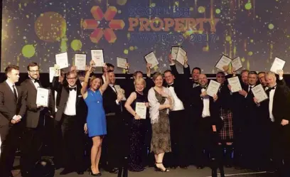  ??  ?? 0 Who will follow the winners of the 2017 Scottish Property Awards?