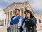  ?? Alex Brandon/associated Press ?? The family of 23-year-old Nohemi Gonzalez, a student killed in a 2015 Paris terrorist attack, heard arguments about whether they can sue Youtube.