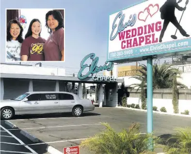  ?? BILDer: Diederichs/privat ?? In Las Vegas bleiben die Touristen aus – die Wedding Chapels sind leer. Die Wut der Bürger wird größer, wie bei Cynthia Fisher (links), ihrer Enkelin und ihre Tochter.
