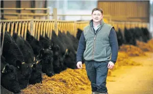  ??  ?? Aberdeen-Angus Cattle Society president Alex Sanger will be a judge in Turriff