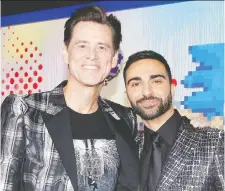  ?? RaCHEL MURRaY/GETTY IMAGES ?? Actor Lee Majdoub, right, plays the assistant to Jim Carrey’s villain in Sonic the Hedgehog. Majdoub’s audience of admirers is now hoping to see the Lebanese-born Canadian in a sequel.