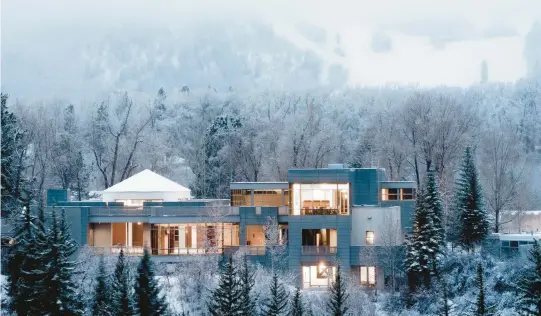  ?? ASPEN MEADOWS RESORT ?? Aspen Meadows Resort, designed by Herbert Bayer, has emerged from a multimilli­on-dollar revamp in Aspen, Colorado.