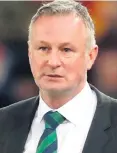  ??  ?? Recovering: Michael O’neill