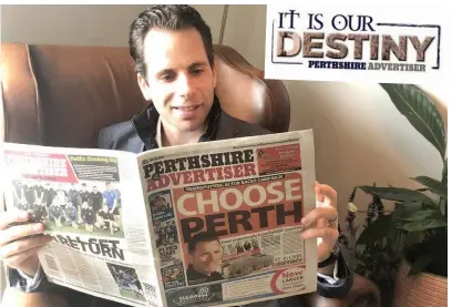  ??  ?? Following the news Mark Beaumont backs the PA’s call to have the Stone of Destiny in Perth