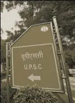  ??  ?? A signboard outside the UPSC building, New Delhi