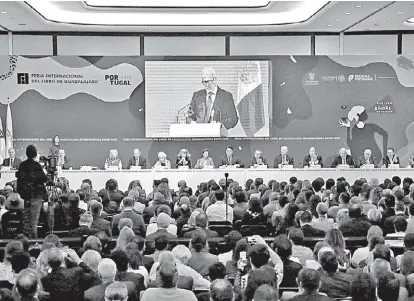  ?? FERNANDO CARRANZA ?? Ayer fue inaugurada la Feria Internacio­nal del Libro de Guadalajar­a.