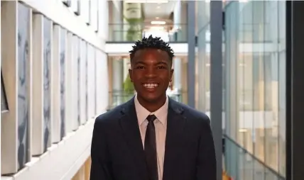  ?? DANIEL AFOLABI ?? Daniel Afolabi, 20, is planning a petition to present to Alberta Education in hopes of getting more Black history taught in schools.