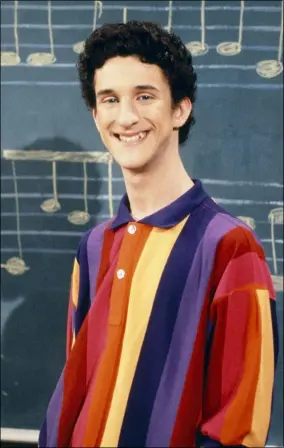  ?? PAUL DRINKWATER — NBCU PHOTO BANK VIA AP ?? This image released by NBC shows actor Dustin Diamond as Samuel Powers, better known as “Screech” from the 1990’s series “Saved by the Bell.”