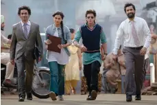  ?? Yash Raj Films ?? Anil Grover, Taapsee Pannu, Shah Rukh Khan and Vicky Kaushal star in a film which shines a light on a sensitive topic