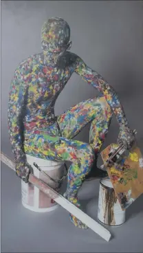  ??  ?? SELF PORTRAIT: Rory Emmett’s painterly colourman.