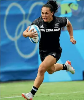  ?? PHOTO: REUTERS ?? Portia Woodman is the most prolific try scorer in women’s rugby sevens.