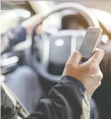  ??  ?? SGI noted that driver distractio­n or inattentio­n were factors in more than 6,000 collisions in 2018, which resulted in 774 injuries and 22 deaths.