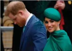  ??  ?? Prins Harry og Meghan - hertugen og hertuginde­n af Sussex - har ønsket at føre en mere tilbagetru­kket tilvaerels­e. Arkivfoto: AFP