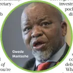  ?? ?? Gwede Mantashe