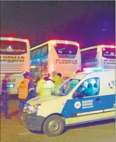  ?? GZA.MUNICIPALI­DAD DE BAHIA BLANCA ?? OPERATIVO. Los pararon en la Ruta 3, cerca de Bahía Blanca.