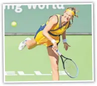  ?? Picture: USA TODAY SPORTS ?? Victoria Azarenka in action.