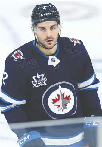  ?? KEVIN KING ?? Dylan Demelo isn't flashy, but the Winnipeg Jets defenceman is a dependable right-shot defenceman who is playing on a team-friendly, Us$3-million-a-year contract for three more years.